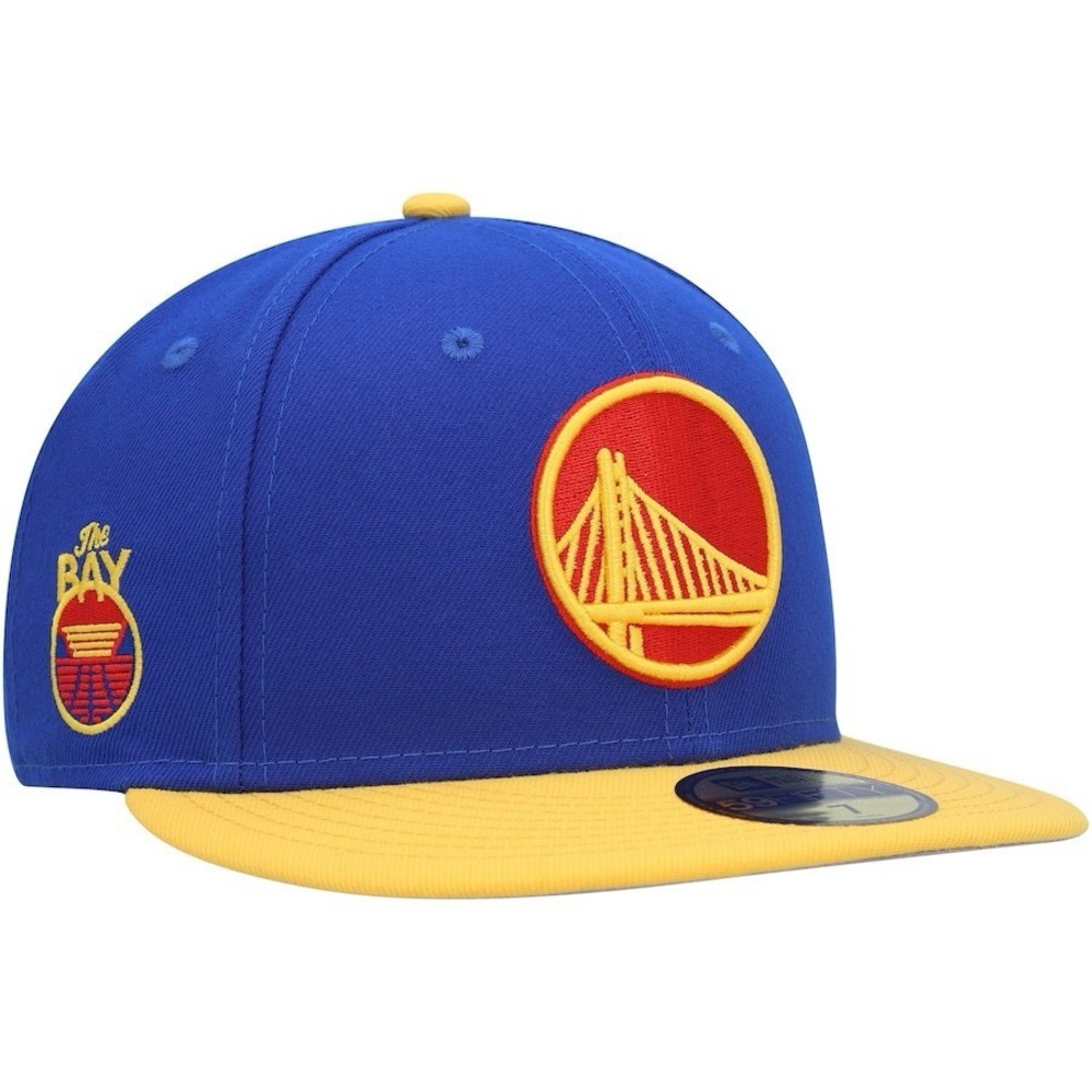 New Era Golden State Warriors 59FIFTY Fitted Hat Bay Area Side Patch Mens 7‎ 1/8